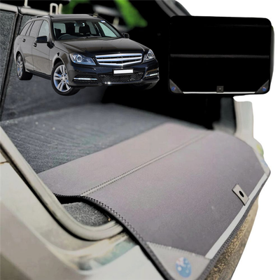 Rear Cargo Boot Bumper Protector for Mercedes-Benz C-class 2007 - 2014 Wagon (W204) - Standard (72 x 55) - Black
