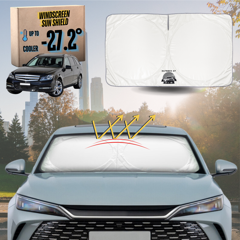 Front Windscreen Sun Shade for Mercedes-Benz C-class 2007 - 2014 Wagon (W204) - Standard 150 x 85 cm