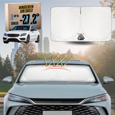 Front Windscreen Sun Shade for Mercedes-Benz C-class 2014 - 2021 Sedan (W205) - Standard 150 x 85 cm