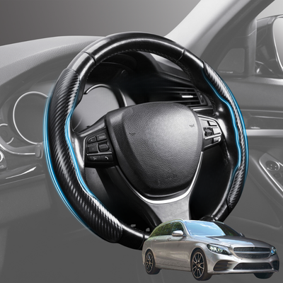 Segmented Steering Wheel Cover for Mercedes-Benz C-class 2014 - 2021 Wagon(W205) - Universal Size