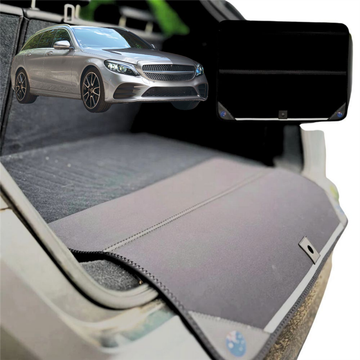 Rear Cargo Boot Bumper Protector for Mercedes-Benz C-class 2014 - 2021 Wagon(W205) - Standard (72 x 55) - Black