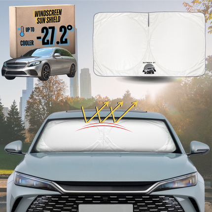 Front Windscreen Sun Shade for Mercedes-Benz C-class 2014 - 2021 Wagon(W205) - Standard 150 x 85 cm