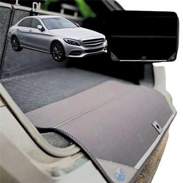 Rear Cargo Boot Bumper Protector for Mercedes-Benz C-class 2015 - 2021 Coupe/Cabriolet (W205) - Standard (72 x 55) - Black