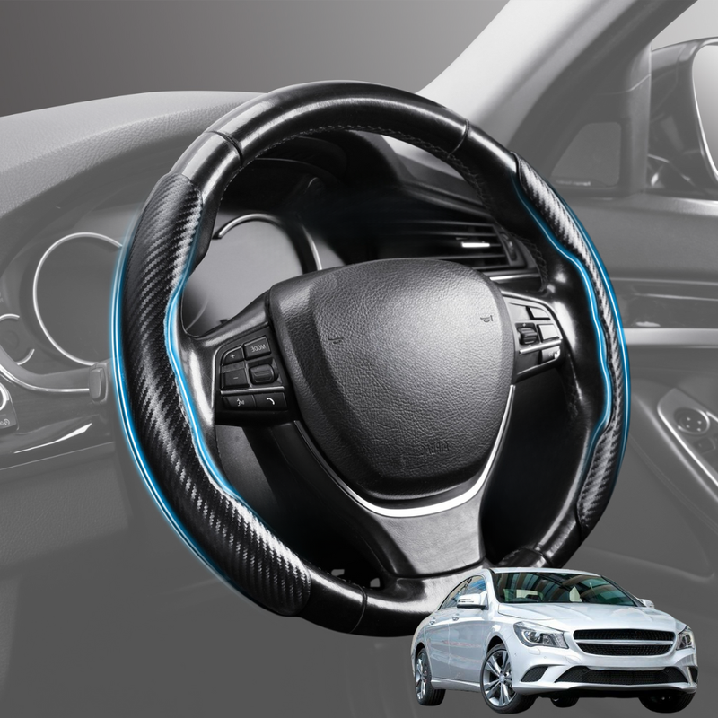 Segmented Steering Wheel Cover for Mercedes-Benz CLA-Class 2013 - 2019 (C117) - Universal Size