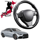 Black Samurai Segmented Steering Wheel Cover for Mercedes-Benz CLA-Class 2019 - Current (C118)-1