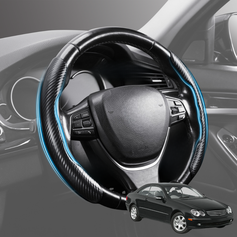 Segmented Steering Wheel Cover for Mercedes-Benz CLK-Class 2003 - 2010 (C209) - Universal Size