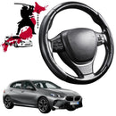 Black Samurai Segmented Steering Wheel Cover for BMW 1 Series 5-Door Hatch 2019 - Current (F40)-1