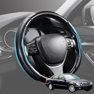 Segmented Steering Wheel Cover for Mercedes-Benz E-Class 2002 - 2009 Sedan (W211) - Universal Size