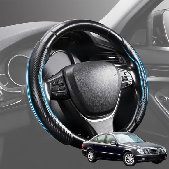 Segmented Steering Wheel Cover for Mercedes-Benz E-Class 2002 - 2009 Sedan (W211) - Universal Size