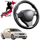 Black Samurai Segmented Steering Wheel Cover for Mercedes-Benz E-Class 2009 - 2016 Sedan (W212)-1