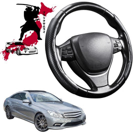 Black Samurai Segmented Steering Wheel Cover for Mercedes-Benz E-Class 2010 - 2016 Coupe/Cabriolet (C207)