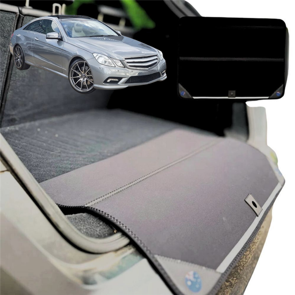 Rear Cargo Boot Bumper Protector for Mercedes-Benz E-Class 2010 - 2016 Coupe/Cabriolet (C207) - Standard (72 x 55) - Black