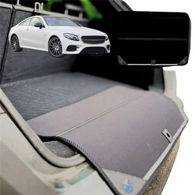 Rear Cargo Boot Bumper Protector for Mercedes-Benz E-Class 2017 - Current Coupe/Cabriolet (C238 A238) - Standard (72 x 55) - Black