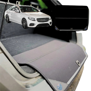 Rear Cargo Boot Bumper Protector for Mercedes-Benz E-Class 2017 - Current Sedan (W213) - Standard (72 x 55) - Black