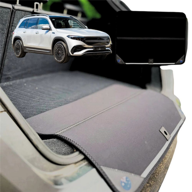 Rear Cargo Boot Bumper Protector for Mercedes-Benz EQB SUV 2022 - Current (X243) - XL (98 x 55) - Black