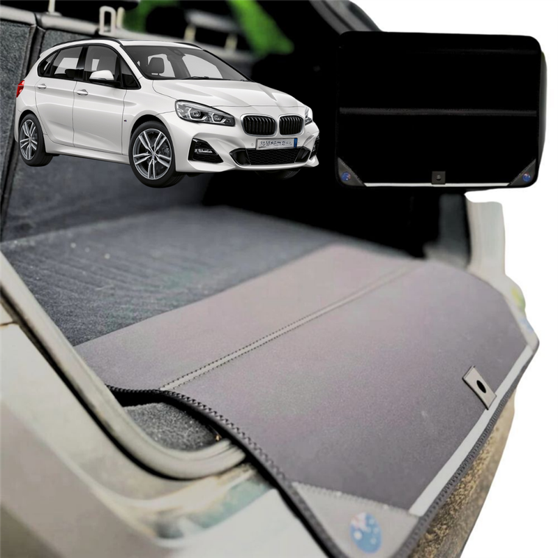 Rear Cargo Boot Bumper Protector for BMW 2 Series 2014 - 2020 Hatch (F45 Active Tourer) - Standard (72 x 55) - Black