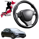 Black Samurai Segmented Steering Wheel Cover for Mercedes-Benz EQE Sedan 2022 - Current-1