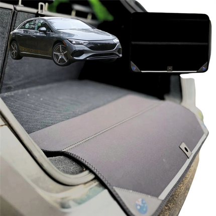 Rear Cargo Boot Bumper Protector for Mercedes-Benz EQE Sedan 2022 - Current - Standard (72 x 55) - Black