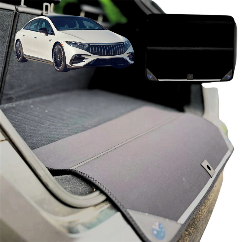 Rear Cargo Boot Bumper Protector for Mercedes-Benz EQS Sedan 2022 - Current - Standard (72 x 55) - Black
