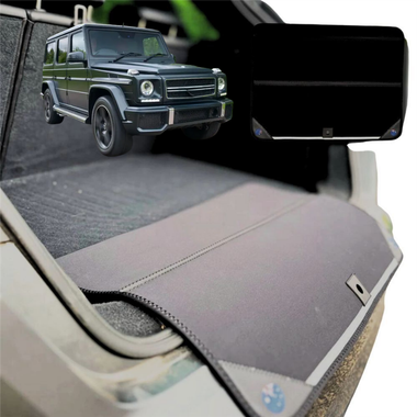 Rear Cargo Boot Bumper Protector for Mercedes-Benz G-Class 1990 - 2018 (W463) - Standard (72 x 55) - Black