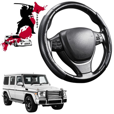 Black Samurai Segmented Steering Wheel Cover for Mercedes-Benz G-Class 2018 - Current (W463A)