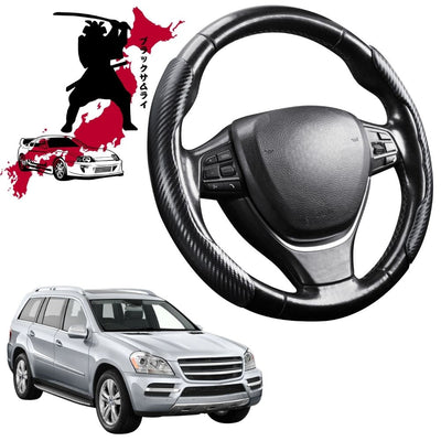 Black Samurai Segmented Steering Wheel Cover for Mercedes-Benz GL-Class 2006 - 2012 (X164)
