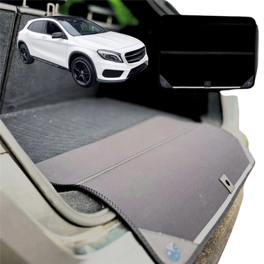 Rear Cargo Boot Bumper Protector for Mercedes-Benz GLA SUV 2013 - 2019 (X156) - Standard (72 x 55) - Black
