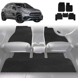 6D Diamond Car Floor Mats for Mercedes-Benz GLA SUV 2020 - Current (H247) - Custom-Fit Carpet Liner