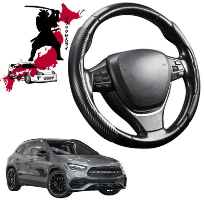 Black Samurai Segmented Steering Wheel Cover for Mercedes-Benz GLA SUV 2020 - Current (H247)