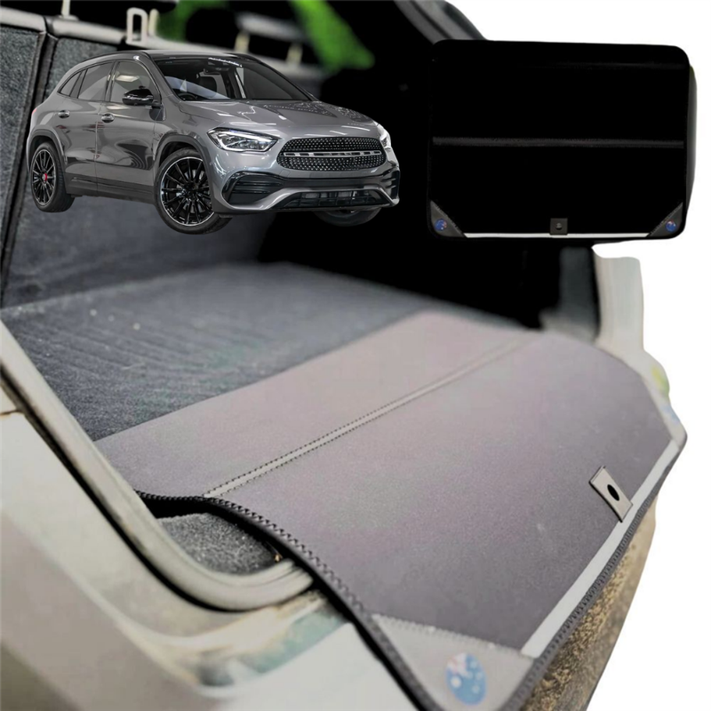 Rear Cargo Boot Bumper Protector for Mercedes-Benz GLA SUV 2020 - Current (H247) - XL (98 x 55) - Black