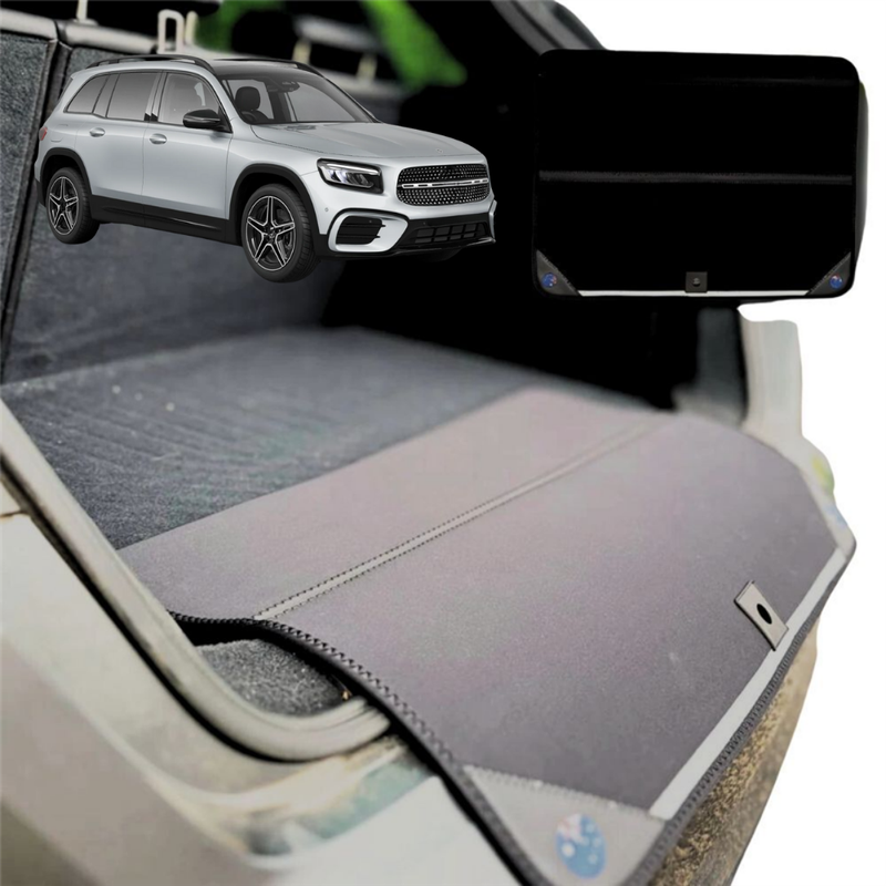 Rear Cargo Boot Bumper Protector for Mercedes-Benz GLB SUV 2020 - Current (X247) - XL (98 x 55) - Black