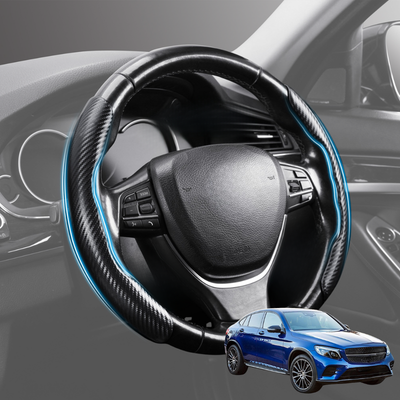 Segmented Steering Wheel Cover for Mercedes-Benz GLC 2015 - 2022 Coupe (C253) - Universal Size