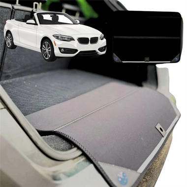 Rear Cargo Boot Bumper Protector for BMW 2 Series 2014 - 2021 Coupe/Convertible (F22 F23) - Standard (72 x 55) - Black
