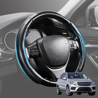 Segmented Steering Wheel Cover for Mercedes-Benz GLE-Class 2015 - 2019 (W166) - Universal Size