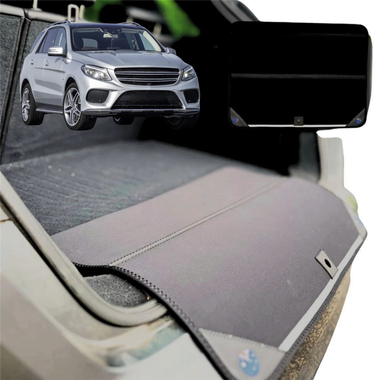 Rear Cargo Boot Bumper Protector for Mercedes-Benz GLE-Class 2015 - 2019 (W166) - XL (98 x 55) - Black