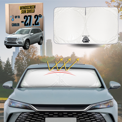 Front Windscreen Sun Shade for Mercedes-Benz GLS-Class 2007 - 2012 (X164) - Standard 150 x 85 cm