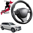 Black Samurai Segmented Steering Wheel Cover for Mercedes-Benz GLS-Class 2012 - 2019 (X166)-1