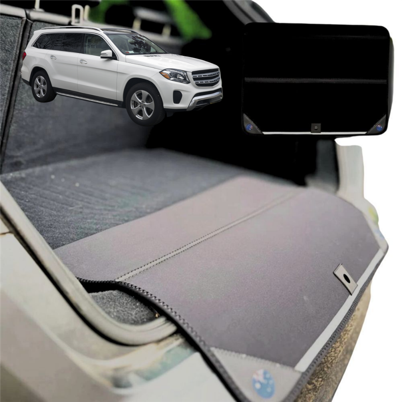 Rear Cargo Boot Bumper Protector for Mercedes-Benz GLS-Class 2012 - 2019 (X166) - XL (98 x 55) - Black