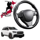 Black Samurai Segmented Steering Wheel Cover for Mercedes-Benz GLS-Class 2020 - Current (X167)-1