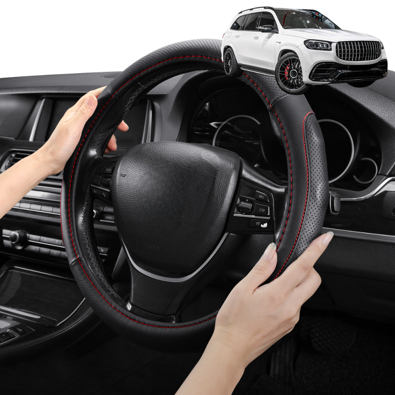 Steering Wheel Cover Pro Extra Layer for Mercedes-Benz GLS-Class 2020 - Current (X167) - Breathable & Anti-Slip - Circle 38 cm