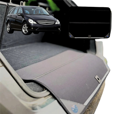 Rear Cargo Boot Bumper Protector for Mercedes-Benz R-Class 2006 - 2015 (W251) - Standard (72 x 55) - Black