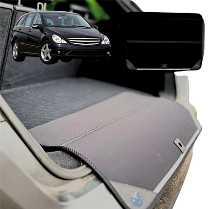 Rear Cargo Boot Bumper Protector for Mercedes-Benz R-Class 2006 - 2015 (W251) - Standard (72 x 55) - Black
