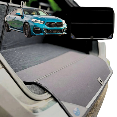Rear Cargo Boot Bumper Protector for BMW 2 Series 2020 - Current Gran Coupe (F44) - Standard (72 x 55) - Black