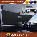 Front Windscreen Sun Shade for Mercedes-Benz S-class 2013 - 2020 (W222/C217/A217) - Standard 150 x 85 cm - Black-1