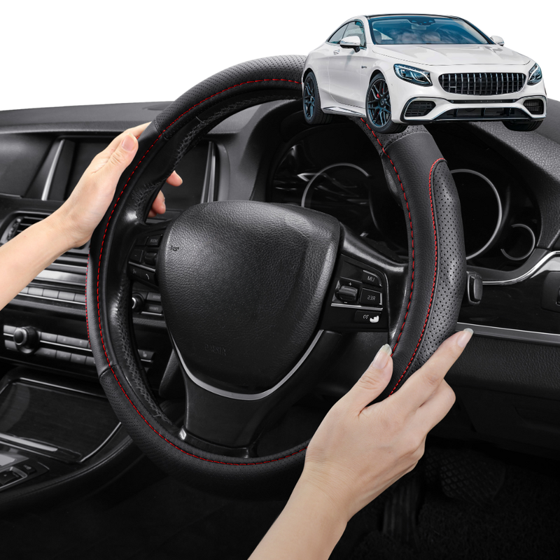 Steering Wheel Cover Pro Extra Layer for Mercedes-Benz S-class 2013 - 2020 (W222/C217/A217) - Breathable & Anti-Slip