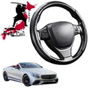 Black Samurai Segmented Steering Wheel Cover for Mercedes-Benz S-class 2014 - 2000 Cabriolet-1