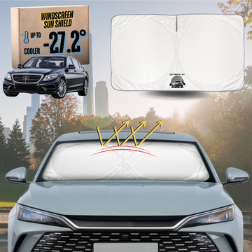 Front Windscreen Sun Shade for Mercedes-Benz S-class 2014 - 2020 Sedan (W222) - Standard 150 x 85 cm