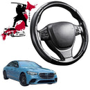 Black Samurai Segmented Steering Wheel Cover for Mercedes-Benz S-class 2021 - Current Sedan (W223)-1