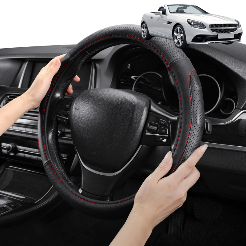 Steering Wheel Cover Pro Extra Layer for Mercedes-Benz SLC-Class 2016 - 2020 (R172) - Breathable & Anti-Slip