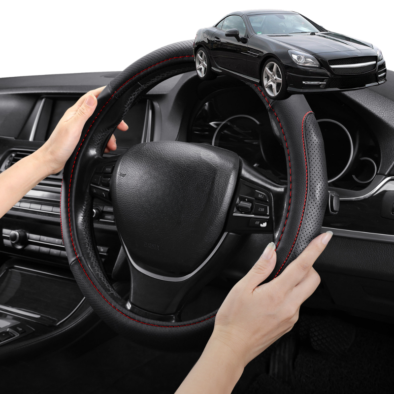 Steering Wheel Cover Pro Extra Layer for Mercedes-Benz SLK-Class 2011 - 2016 (R172) - Breathable & Anti-Slip